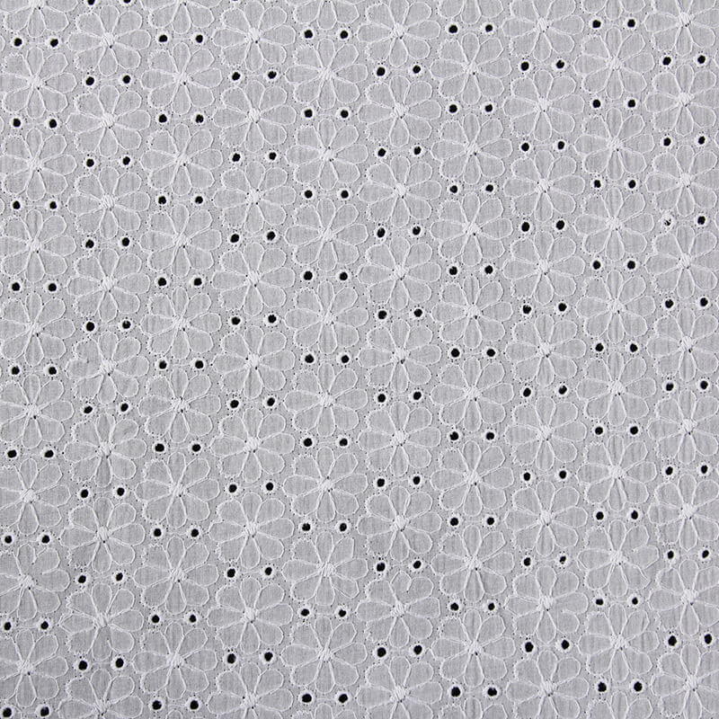 Cutwork Dress 100% Cotton Embroidered Fabric for Women's Wear Wholesal 8
